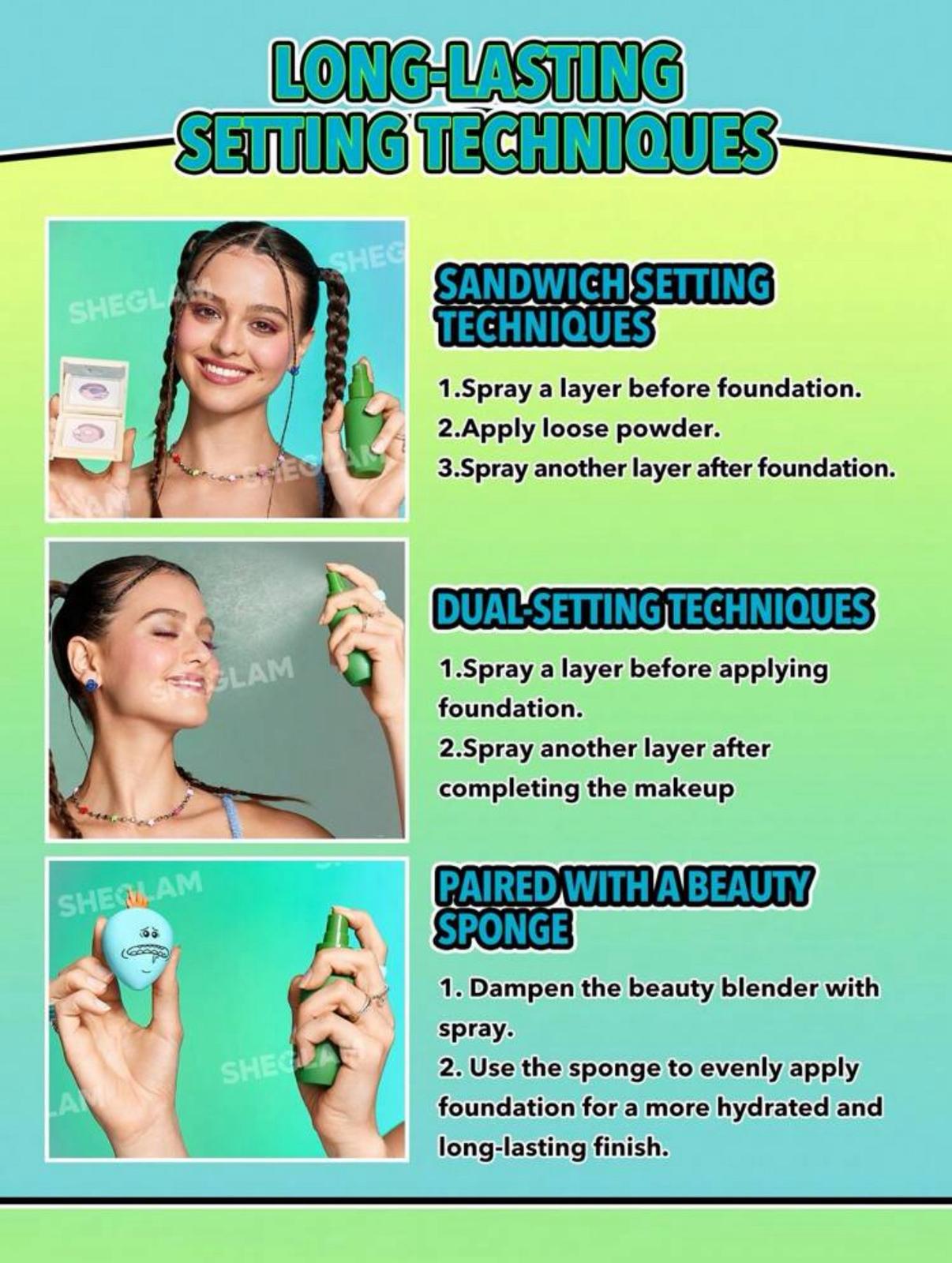 SHEGLAM X Rick and Morty Pickle Rick - Setting Spray Moisturzing Long Lasting Fixer Spray Oil