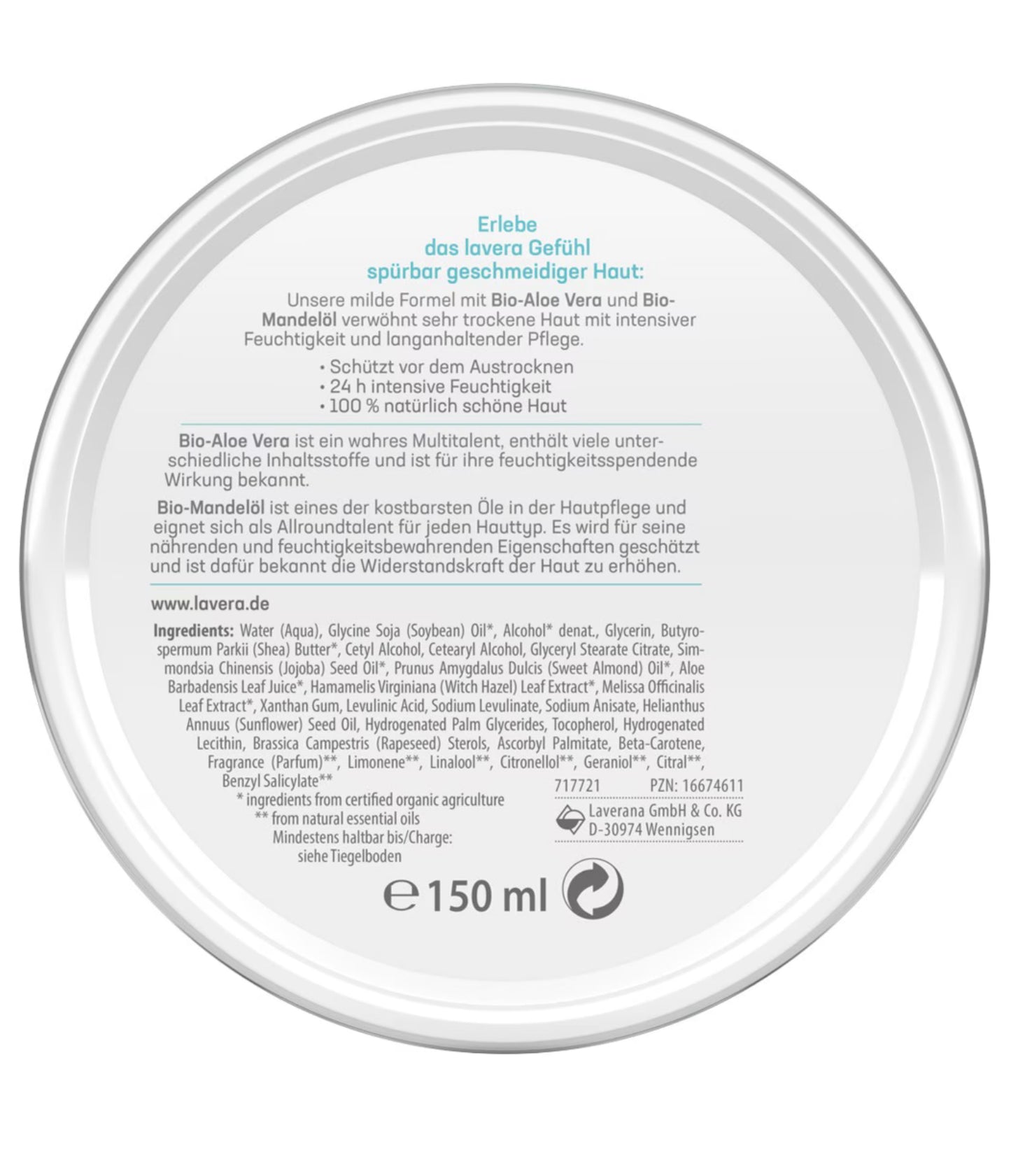 Lavera Naturkosmetik basic sensitive All-Round Cream