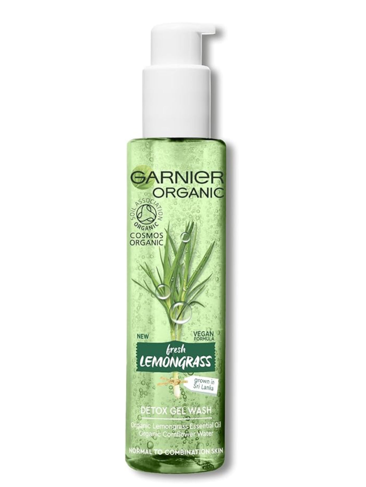 Garnier Organic Detox Gel Wash, Lemongrass