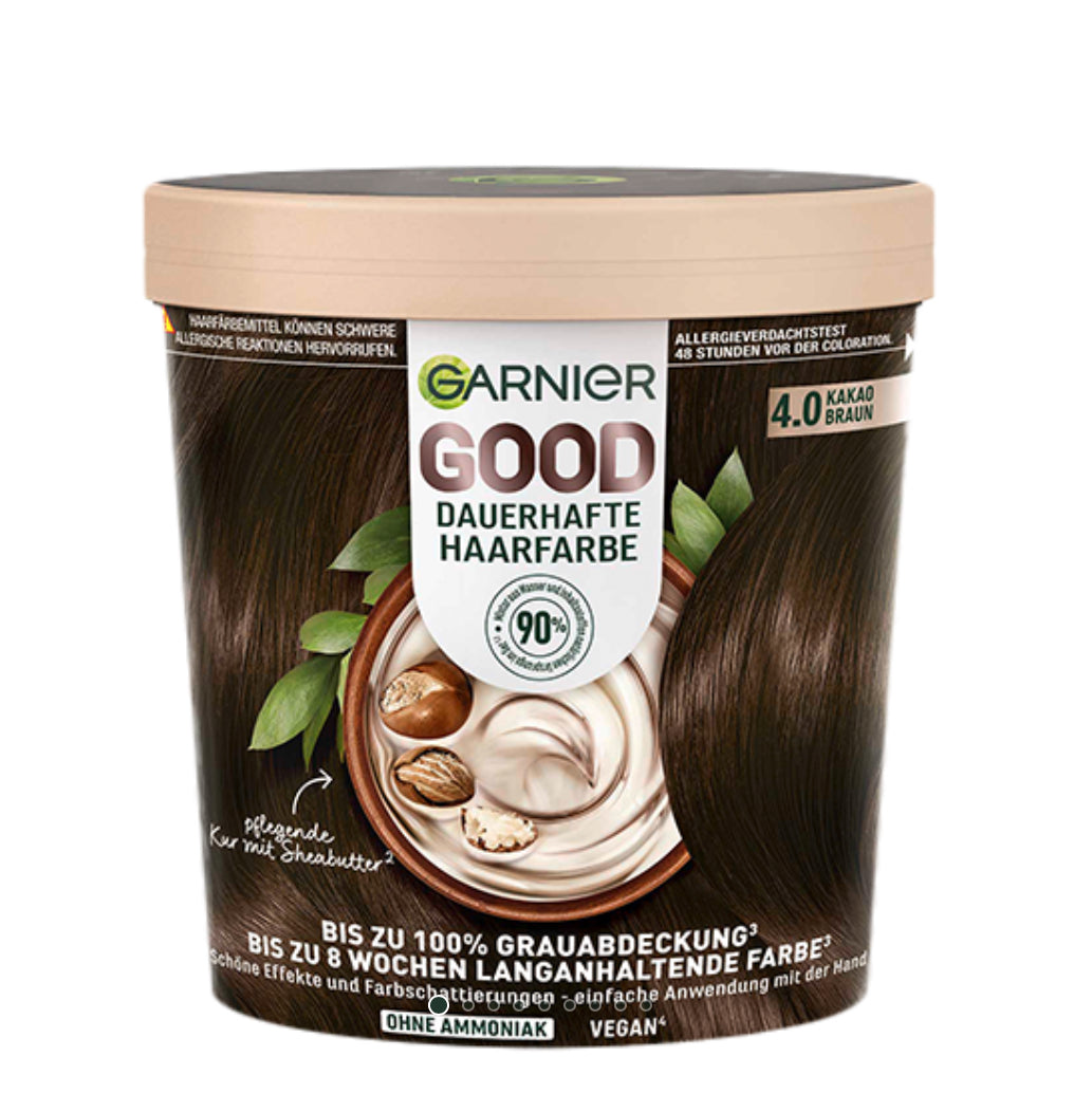 Garnier GOOD Permanent Hair Color 4.0 Cocoa Brown