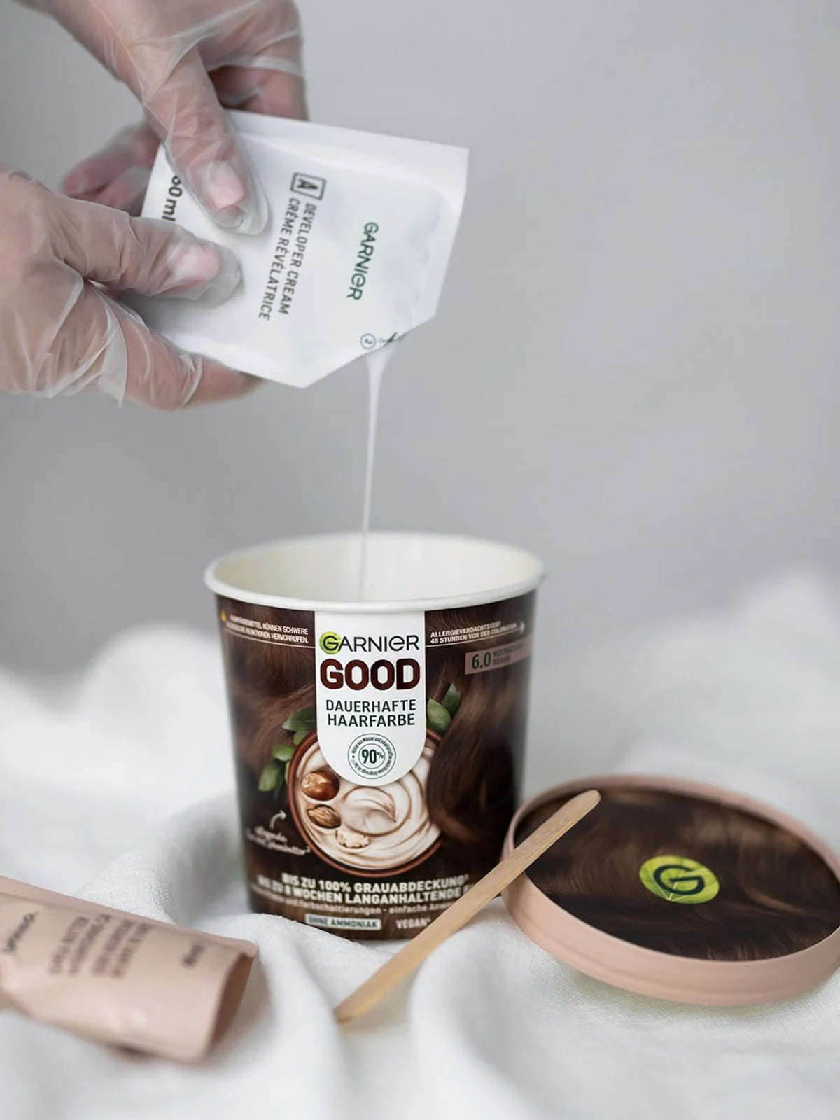 Garnier GOOD Permanent Hair Color 4.15 Cool Chestnut Brown